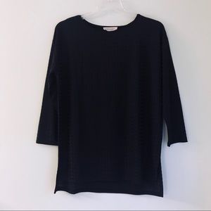 Philosophy Black Tile Pattern Tunic NWT